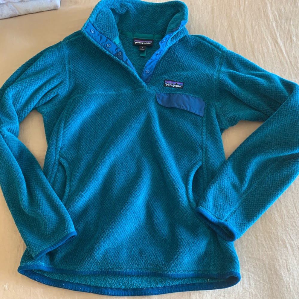 Patagonia Teal Snap-T Fleece Women’s Medium